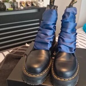 Dr. Martens Blue Combat Boots